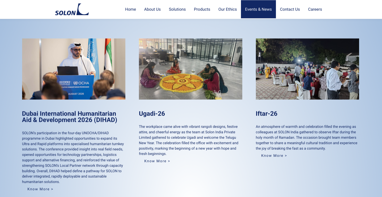 SOLON India Events and News coverage showcasing organizational milestones and corporate updates